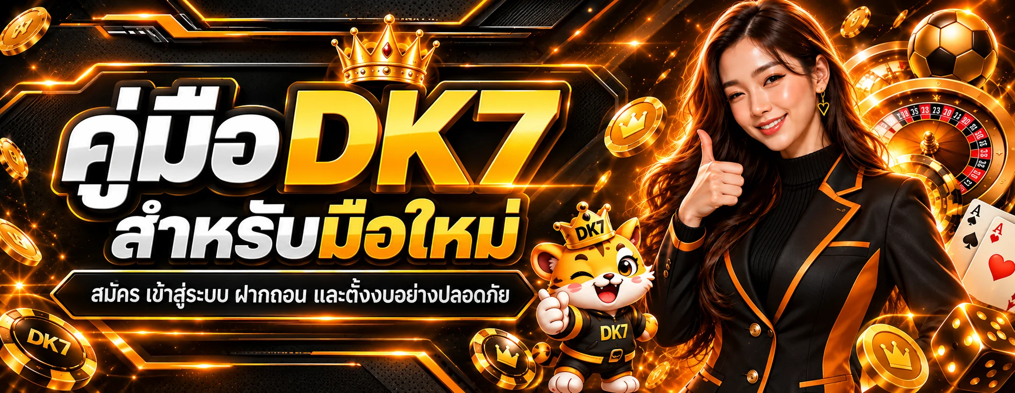 DK7 คู่มือมือใหม่ | สมัคร เข้าสู่ระบบ และฝากถอน